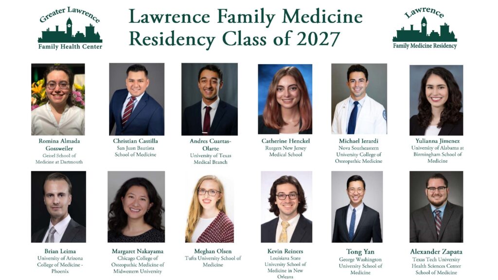 Lawrence Family Medicine Residency announces new class of 12