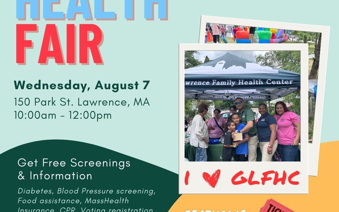 GLFHC Health Fair is Wednesday, August 7