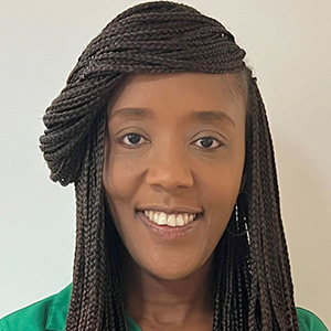 Stella Macharia-Omoregbe, NP, is a nurse practitioner at GLFHC's Main Site, 34 Haverhill St., Lawrence.