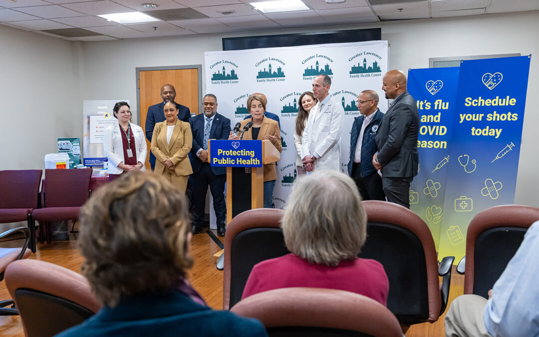 Gov. Healey Launches Vaccine Campaign at GLFHC